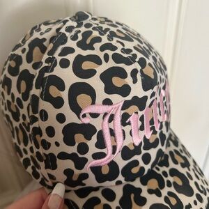 juicy couture, Pink Leopard Print Cap